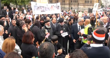 عشرات المصريين يتظاهرون بباريس تخليداً لثورة 25 يناير