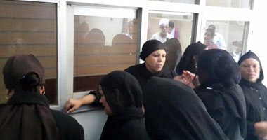 "أسقف الخدمات" يترأس صلاة جنازة ضحايا الوراق بكنيسة العذراء