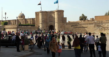 6 آلاف و500 زائر فى قلعة صلاح الدين ثالث أيام العيد