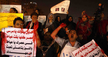 مسيرة لأهالى بلقاس والحفير بالدقهلية تحت شعار "ارحل"