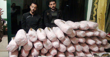 ضبط عاطل وسائق بحوزتهما 120 كيلو بانجو بالدقهلية