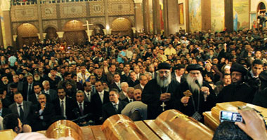 تشييع جثمان أحد ضحايا حادث الإسكندرية فى المنوفية