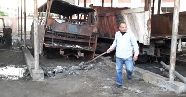 بالصور.. ننفرد بنشر المعاينة التصويرية واعترافات أعضاء الخلية الإرهابية المتهمين بإشعال النيران فى جراج سيارات كفر الدوار.. المتهمون: هدفنا إحياء التنظيم السرى للإخوان لتخريب البنية التحتية للدولة