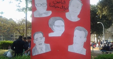 بالصور.. معرض فنى لطلاب بـ" عين شمس" يعرض مجسماً لمشروع قناة السويس