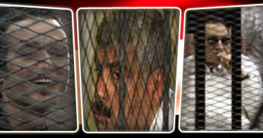 نرصد أبرز 5 مرضى فى السجون المصرية.. مبارك أول رئيس يحضر محاكمته على كرسى متحرك.. ودومة الناشط نزيل المستشفيات.. الإضراب عن الطعام يهدد محمد سلطان والبلتاجى.. وهشام طلعت فى انتظار الإفراج الصحى