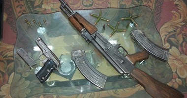 سقوط عاطل بحوزته بندقية آلية وخزنة بها 9 طلقات فى الشرقية