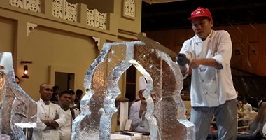 بالصور.. تحف فنية تبرز التراث العربى فى بطولة دبى للضيافة