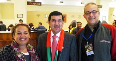 بالصور.. حازم شبل يمثل مصر فى المؤتمر الدولى للهيئة العالمية للمسرح