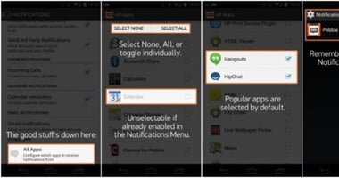 "Pebble" تطلق تحديثا لتطبيقات ساعتها الذكية يدعم العديد من اللغات
