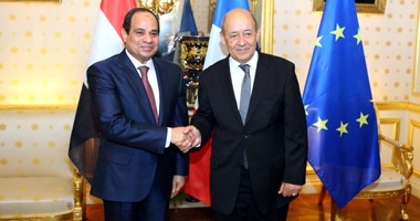 الرئيس السيسى يستقبل اليوم وزير الدفاع الفرنسى