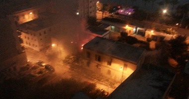 الإرهاب يبدأ مخططه الإجرامى فى 28 نوفمبر.. مجهولون يلقون "مولوتوف" على نادى القضاة بالسويس.. والحماية المدنية تسيطر على الحريق دون خسائر بشرية.. واستنفار أمنى بالمجرى الملاحى ونفق أحمد حمدى