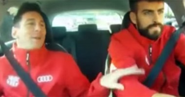 بالفيديو.. بيكيه "المتهور" يثير الرعب فى قلب ميسى