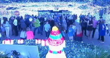 بالفيديو والصور.. 1.2 مليون لمبة استرالية تحطم الرقم القياسى لـ"جينيس"
