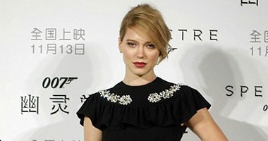 بالصور.. ليا سيدو بفستان "Miu Miu" فى المؤتمر الصحفى لـ"Spectre"