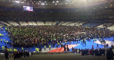 احتجاز لاعبى فرنسا وألمانيا داخل ملعب مباراة التفجيرات