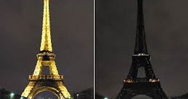برج إيفل يطفئ أنواره تضامنا مع شهداء هجوم المنيا الإرهابى