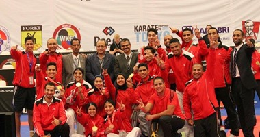 مصر فى المركز الثالث ببطولة العالم للكاراتيه بجاكرتا