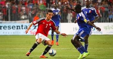 بالفيديو والصور.. "كوكا" يحرز الهدف الرابع  للفراعنة أمام تشاد
