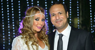 بالصور.. زفاف المطربة هبه مختار وطارق يوسف