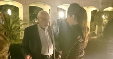 جورج إسحاق يحضر عرض فيلم "ريكى والأضواء"