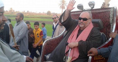 مسيرة انتخابية لمرشح بالشرقية على الحنطور