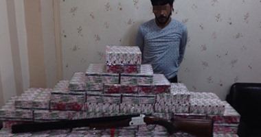 ضبط متهم بحوزته 45 ألف قرص مخدر وبندقية خرطوش بمطروح