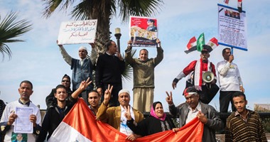 متظاهرو القائد إبراهيم يتظاهرون لدعم الدولة ضد الإرهاب