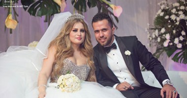 بالصور.. الليثى وأوكسانا يشعلان حفل زفاف المخرج مصطفى مسعود والإعلامية رؤى طولان