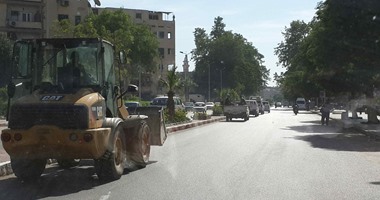 إزالة 18 حالة تعد على مصرفى القلعة بالإسكندرية