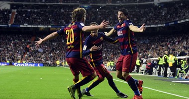 برشلونة يُهين ريال مدريد بثنائية فى الشوط الأول للكلاسيكو