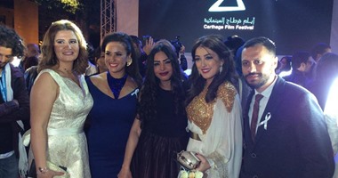 بالصور.. نجوم السينما العربية والأفريقية بأيام قرطاج السينمائية