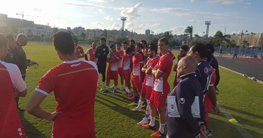 بالصور.. أبوجريشة يظهر فى تدريبات سموحة