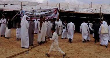 بالصور.. أهالى مطروح يعلنون دعمهم للمشروعات الاستثمارية والمؤتمر الاقتصادى