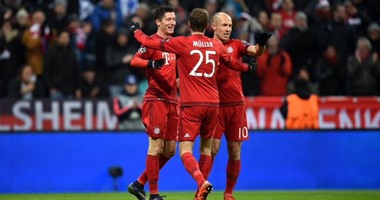 بالفيديو.. بايرن ميونيخ يتأهل لدور ثمن النهائى وأرسنال ينعش آماله بدورى الأبطال