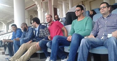 بالصور.. سلة الاتحاد تساند "الكرة" فى الاستاد