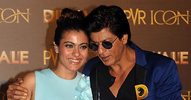 بالصور..شاروخان وكاجول يحضران احتفالية ترويجية لفيلم "Dilwale" بالهند