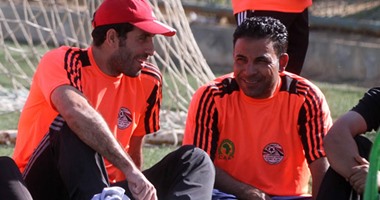 أبو تريكة وإبراهيم سعيد  فى دورة المدربين