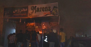 ماس كهربائى وراء احتراق محلين فى الشارع التجارى بالإسماعيلية