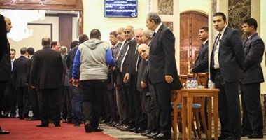 عزاء شهيدى القضاء فى حادث العريش الإرهابى  بمسجد المشير