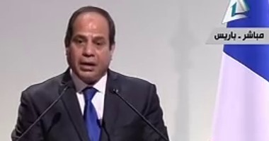 الرئيس السيسى يغادر باريس بعد مشاركته فى قمة المناخ