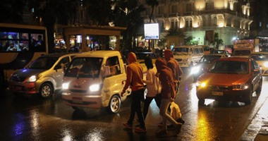 الإسكندرية تحت رحمة الأمطار