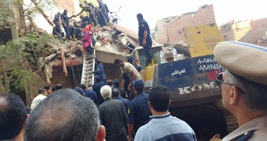 ضبط صاحب الأرض والسائق المتسبب فى انهيار منزلين بالفيوم