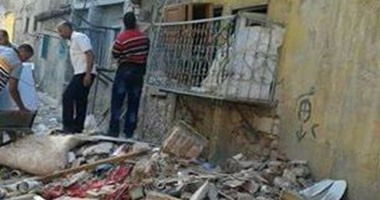 إصابة 4 أشخاص فى انهيار جزئى لعقار بطنطا