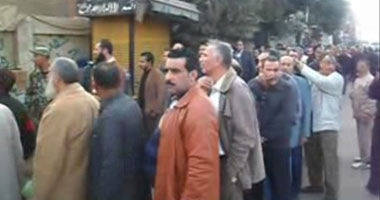 زحام شديد على المقرات الانتخابية بالغربية