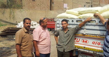 ضبط 8 أطنان دقيق مدعم بحوزة سائق بالدقهلية