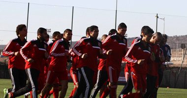 الأهلى يواصل مرانه استعدادا للمحلة