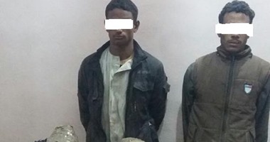 سقوط مسجلين بـ10 كيلو بانجو وتروسيكل مسروق بأسوان