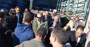 محافظ الغربية يغلق مستودع أنابيب لإخفائه أسطوانات غاز معبأة