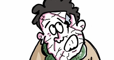 كاريكاتير "اليوم السابع".. المصريون وشهم شقق من البرد