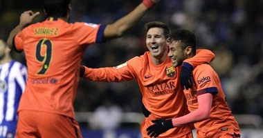 بالفيديو.. هاتريك ميسى يقود برشلونة لسحق ديبورتيفو برباعية
